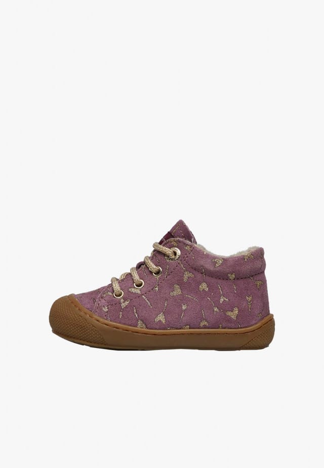 NATURINO COCOONLauflernschuhe aus Veloursleder, Violett