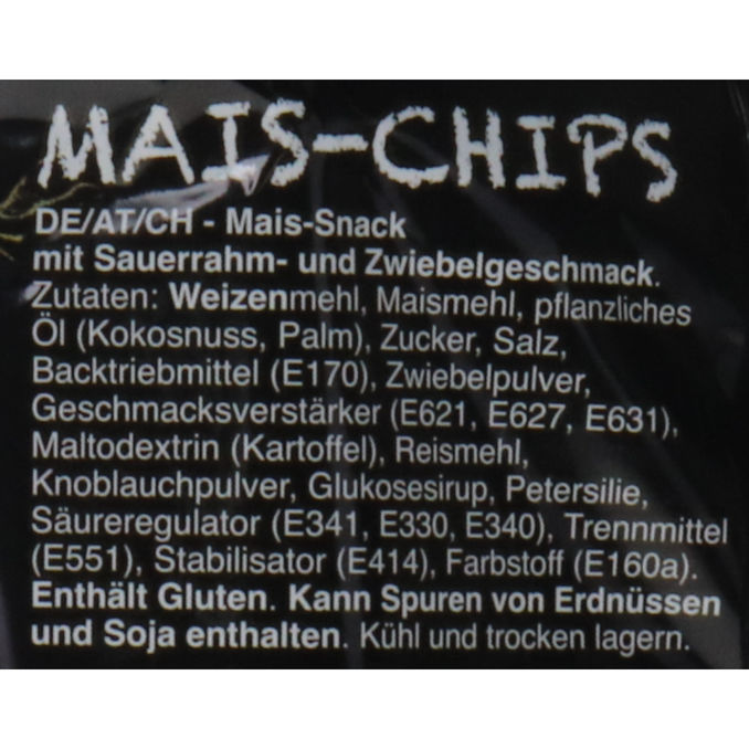 Mais-Chips Sour Cream & Onion, 90g von Dipple