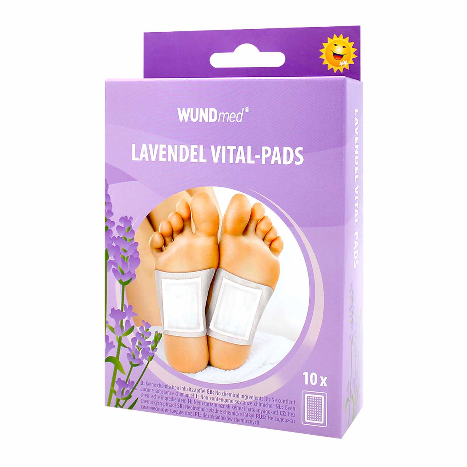 Bambus Vital Pads Lavendel 10er