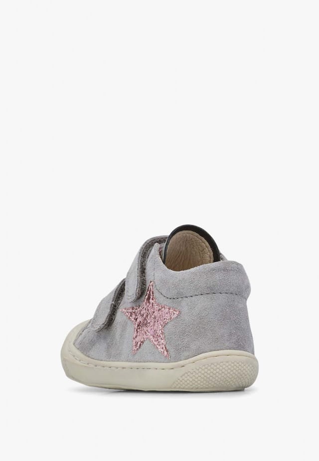 NATURINO KOLDE VLLauflernschuhe aus Leder und Veloursleder, Grau