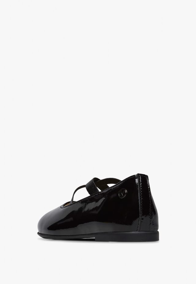 NATURINO ZEKEBallerinas aus Lackleder, Schwarz