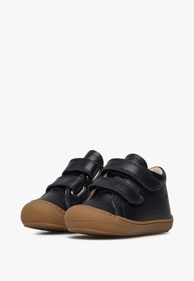 NATURINO COCOON VLLauflernschuhe aus Leder, Schwarz