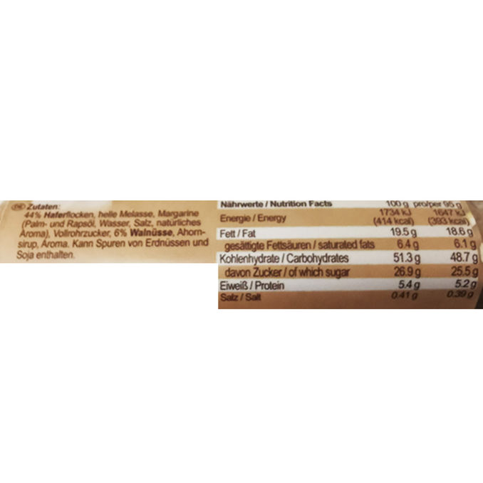 Oat King Maple Walnut, 10er Pack, 10x 95g von Oat King