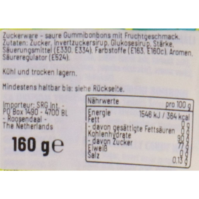 Sour Patch Tropical , 160g von mondelez