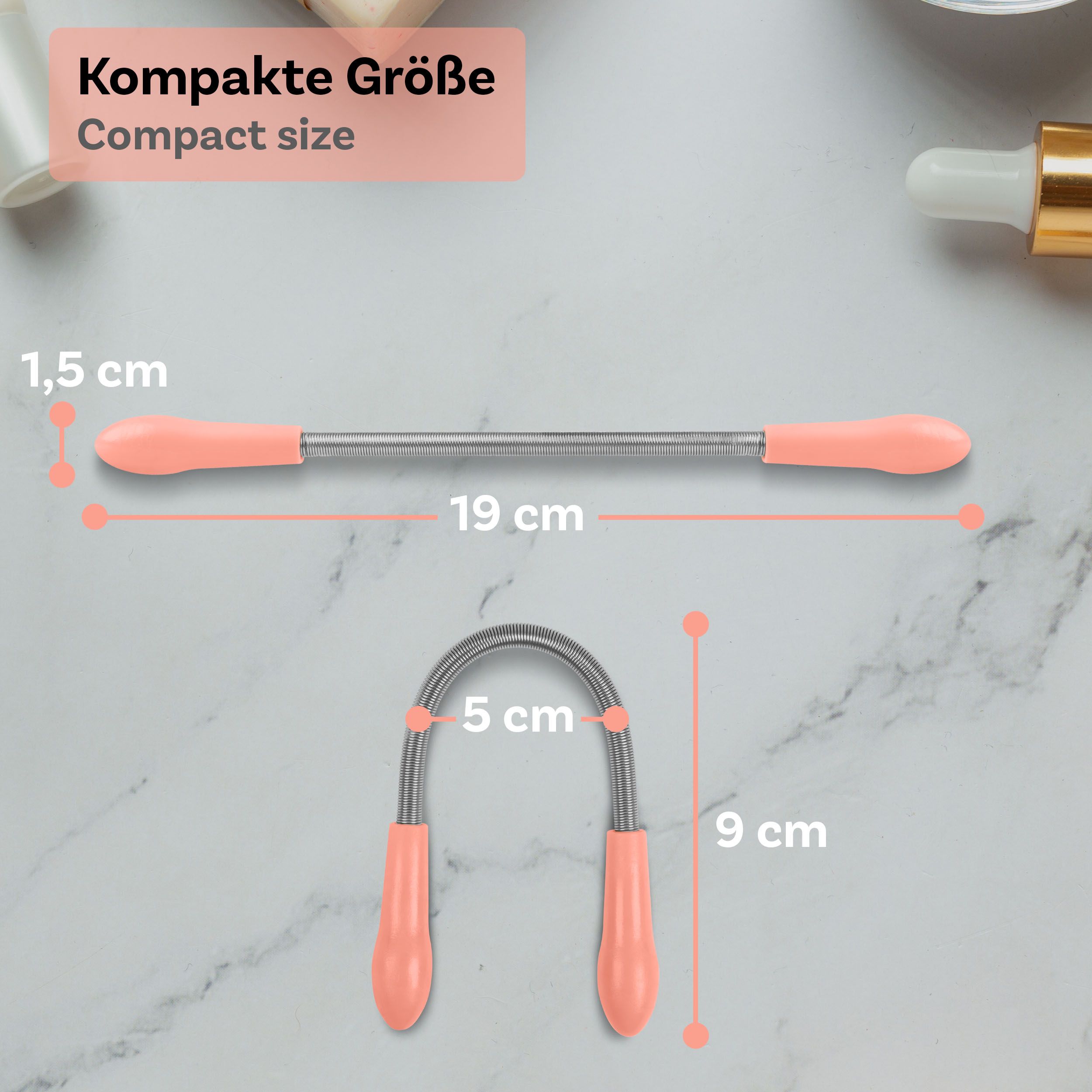 Epistick - Gesichtshaar-Epilierer für schnelle und manuelle Haarentfernung - Pink
