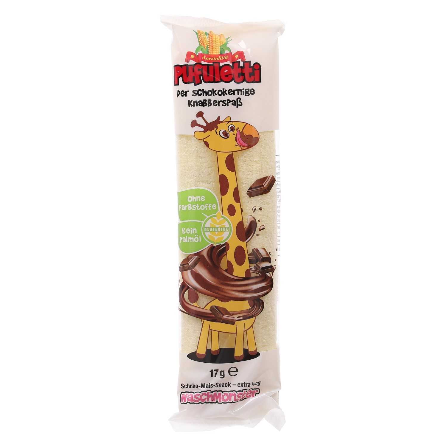 Pufuletti Schoko-Mais-Snack Knabbergebäck 17 g
