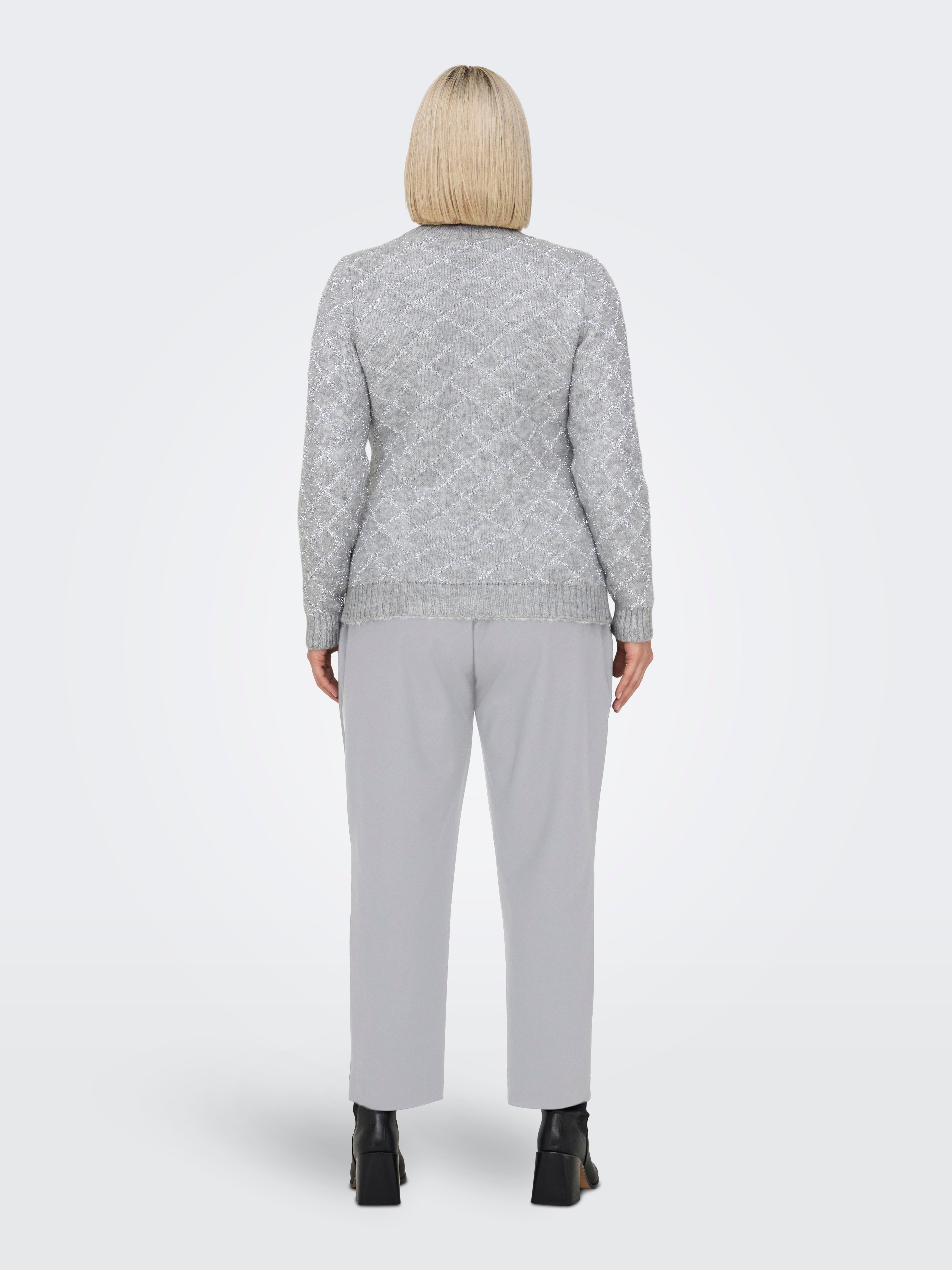 CARALBA Strickpullover Medium Grey Melange