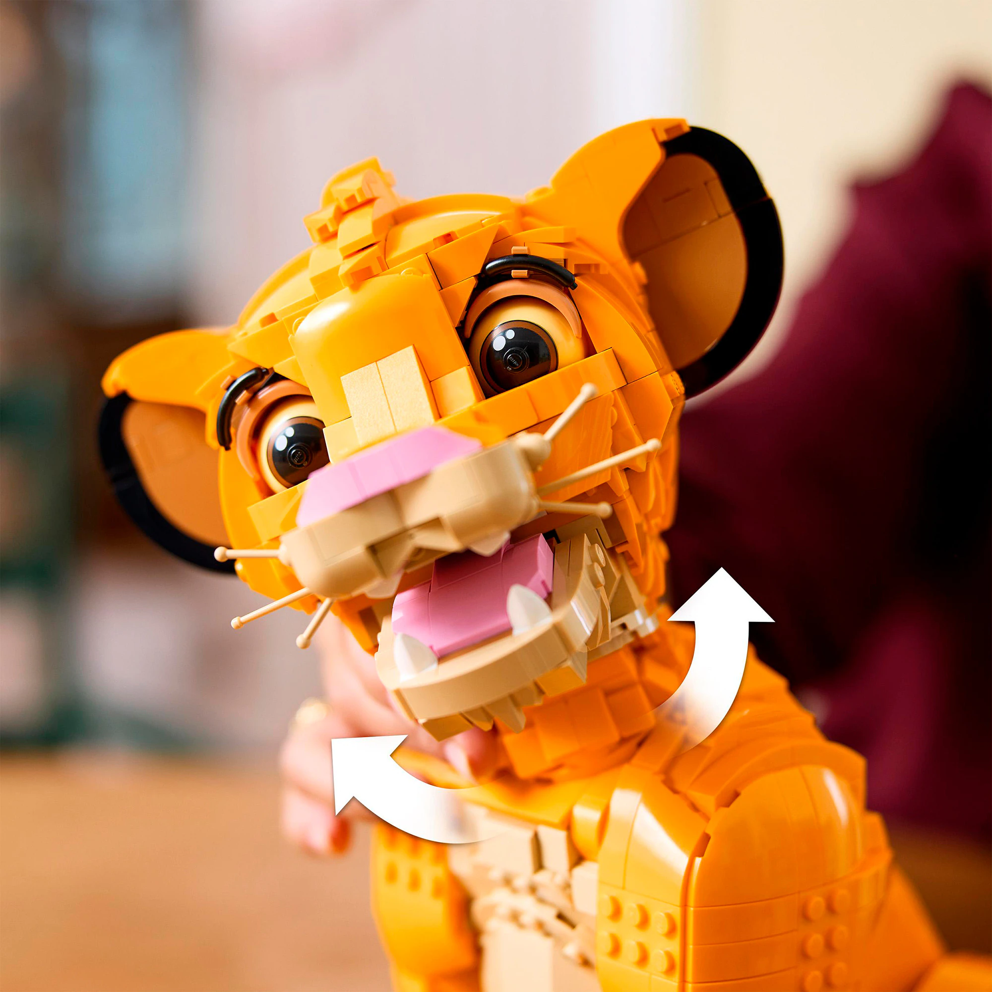 LEGO Konstruktionsspielzeug Disney Simba, Der junge König der Löwen