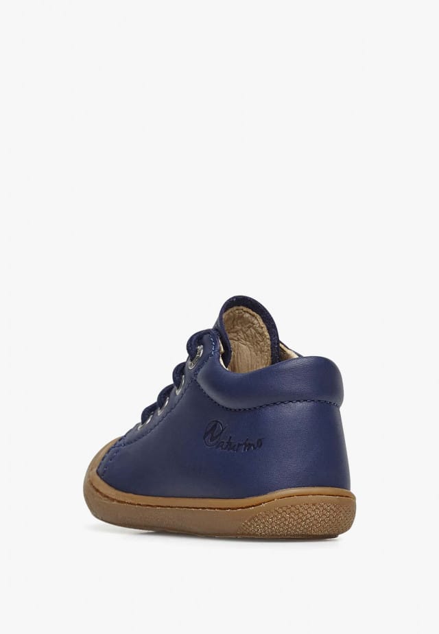 NATURINO COCOONLauflernschuhe aus Nappaleder, Mitternachtsblau