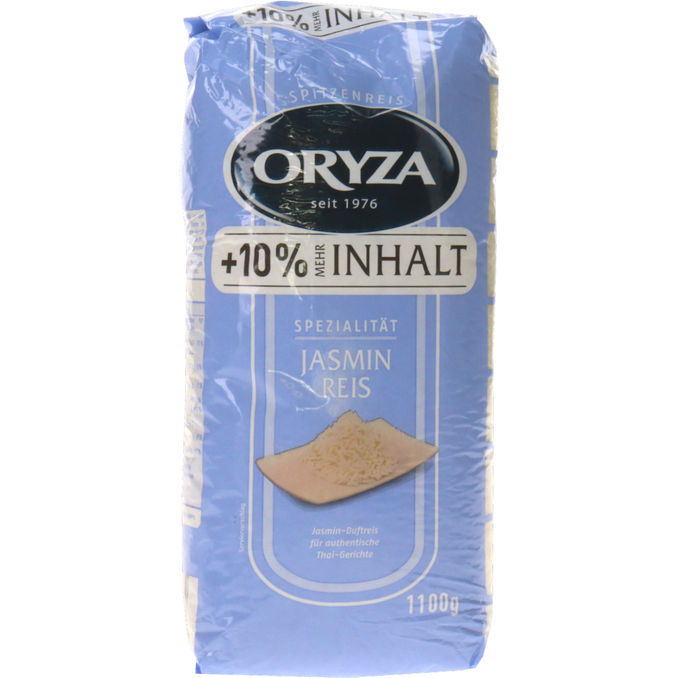 Oryza Jasmin Reis (1,1 kg), 1100g von Oryza