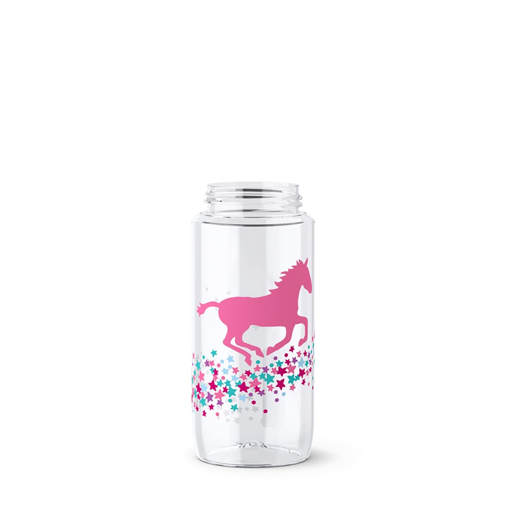 Kindertrinkflasche TRITAN 0,5 L, Motiv: Pink Horse