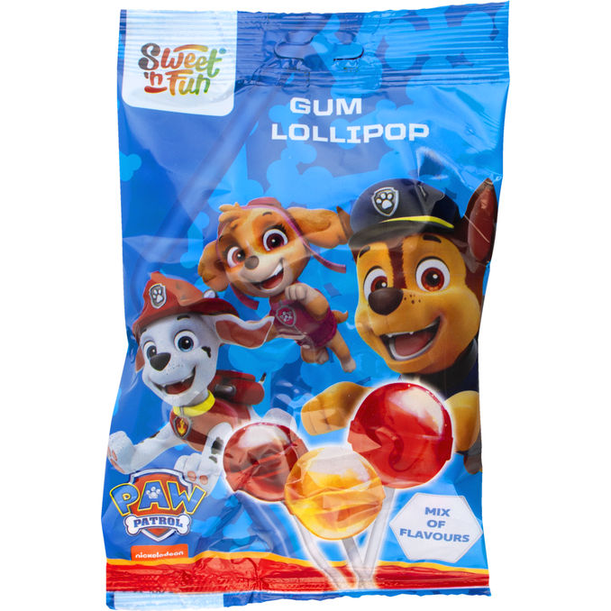 Paw Patrol Bubble Gum Lollipop, 90g von Paw Patrol