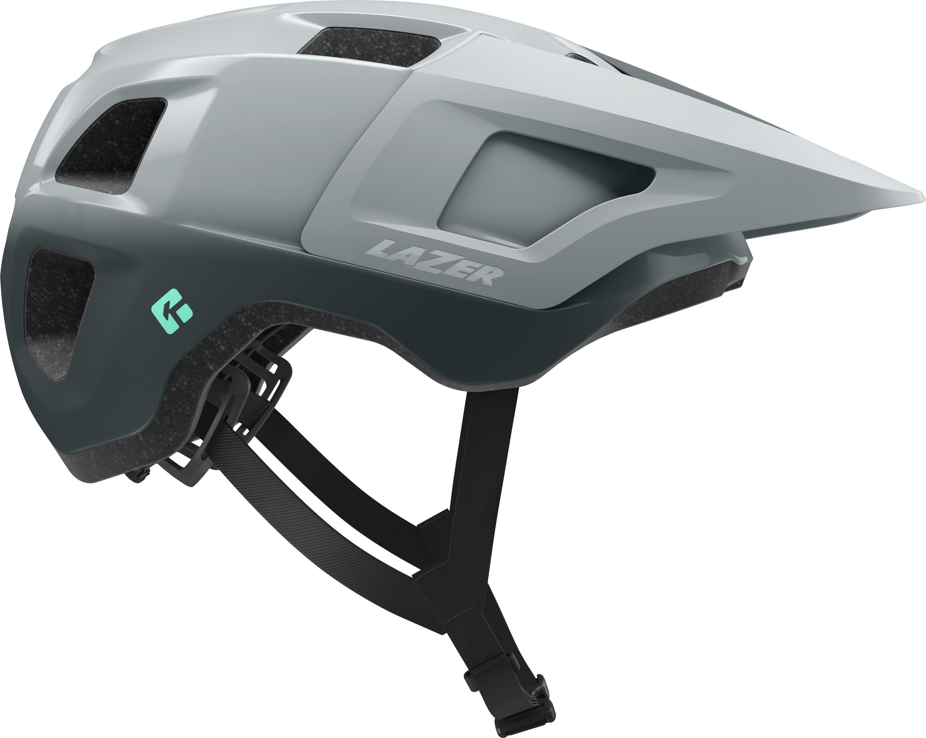 LAZER Fahrradhelm Lupo KinetiCore, Ice Grey