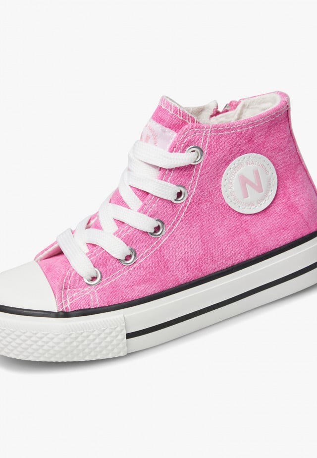 NATURINO YLFAS.Knöchelschuhe aus Stoff, Rosa