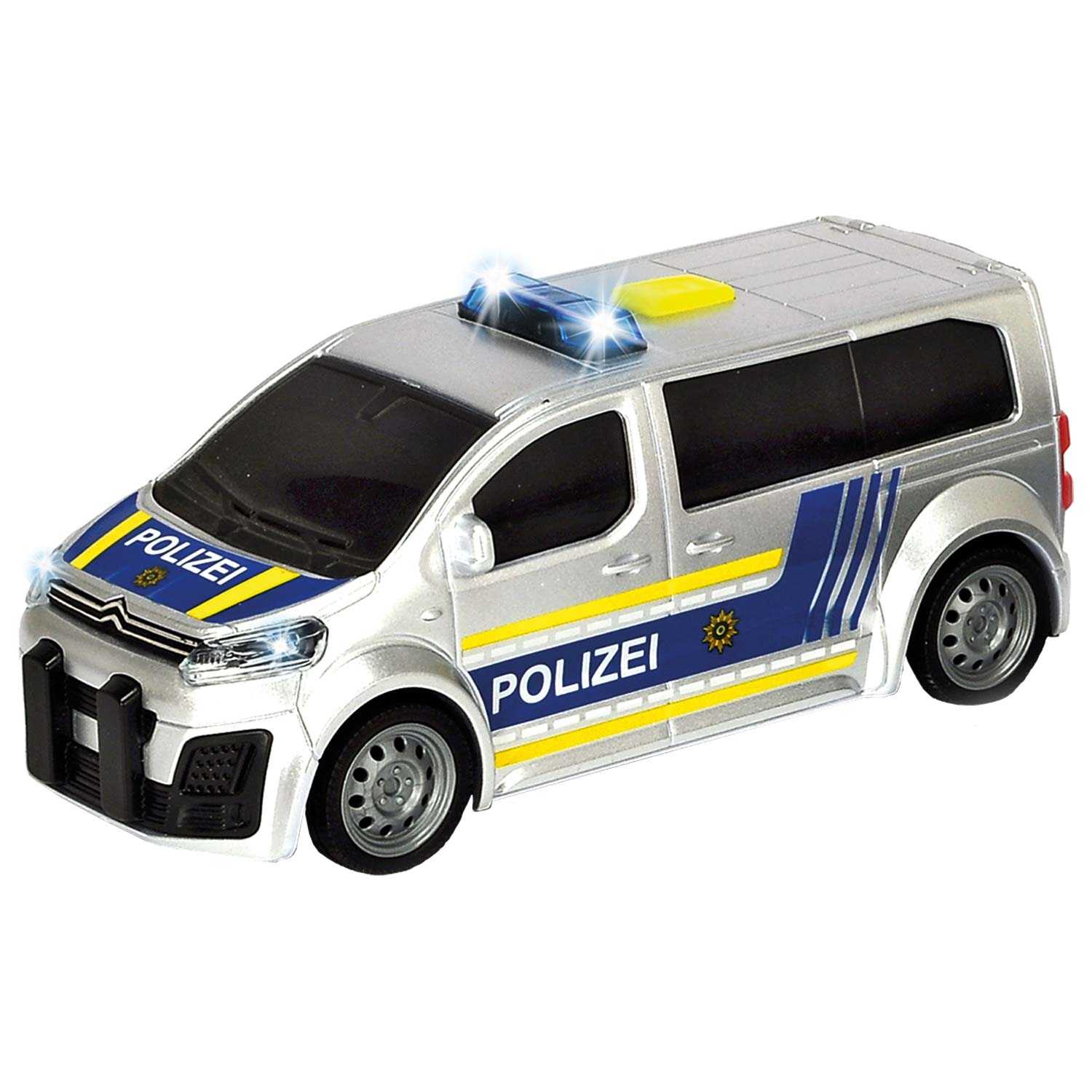 Dickie Toys Auto Police Unit 15 cm Maßstab 1:32 3fach