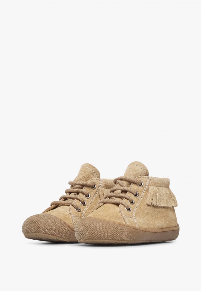 NATURINO JULY ONELauflernschuhe aus Veloursleder, Beige