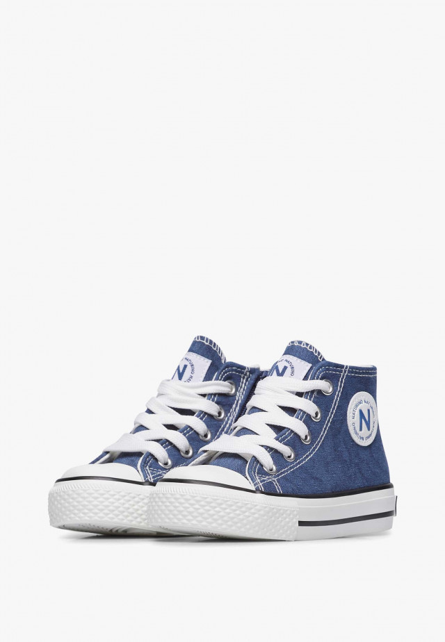 NATURINO YLFAS.Knöchelschuhe aus Stoff, Marineblau
