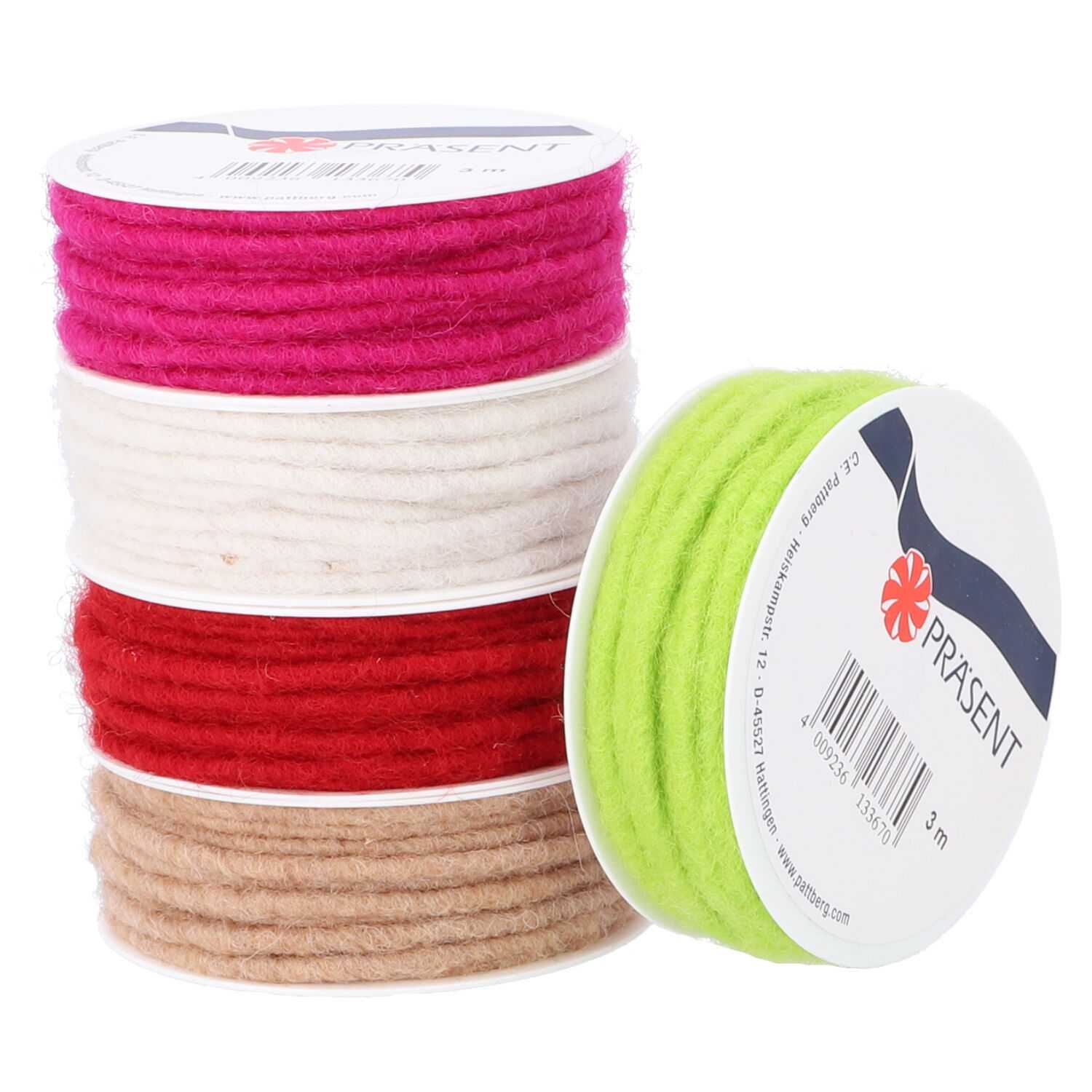 Wollkordel 5mmx3m sort.
