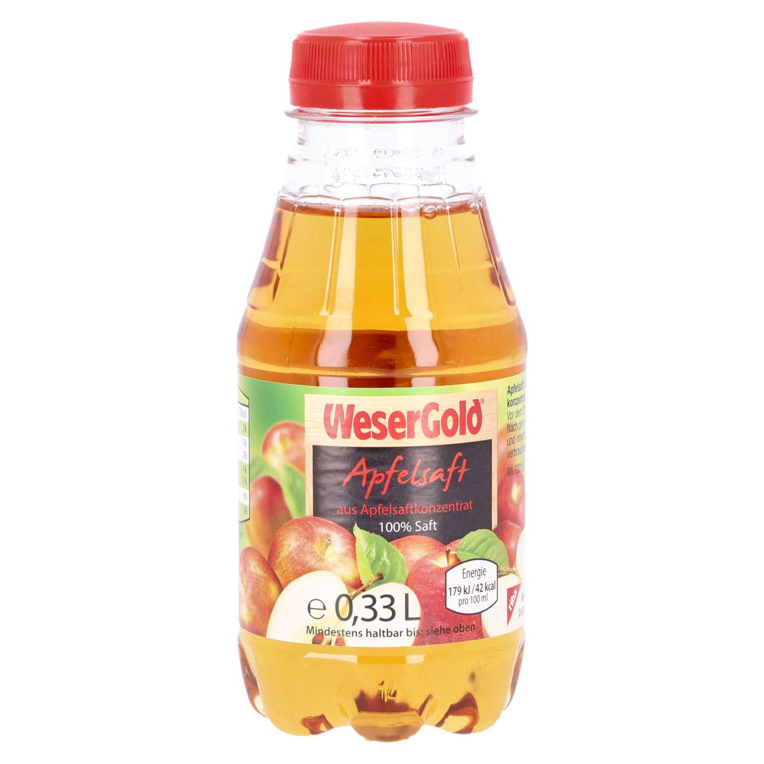 Apfelsaft Weser Gold, 100%