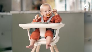 Moa 4-in-1 Hochstuhl 6 M - 7 Y   0 - 25 kg    4 verschiedene Möglichkeiten  |    Stilvolles, langlebiges Design  |    Hält jedem Chaos stand  |    Einfach zu installieren und anzupassen  |