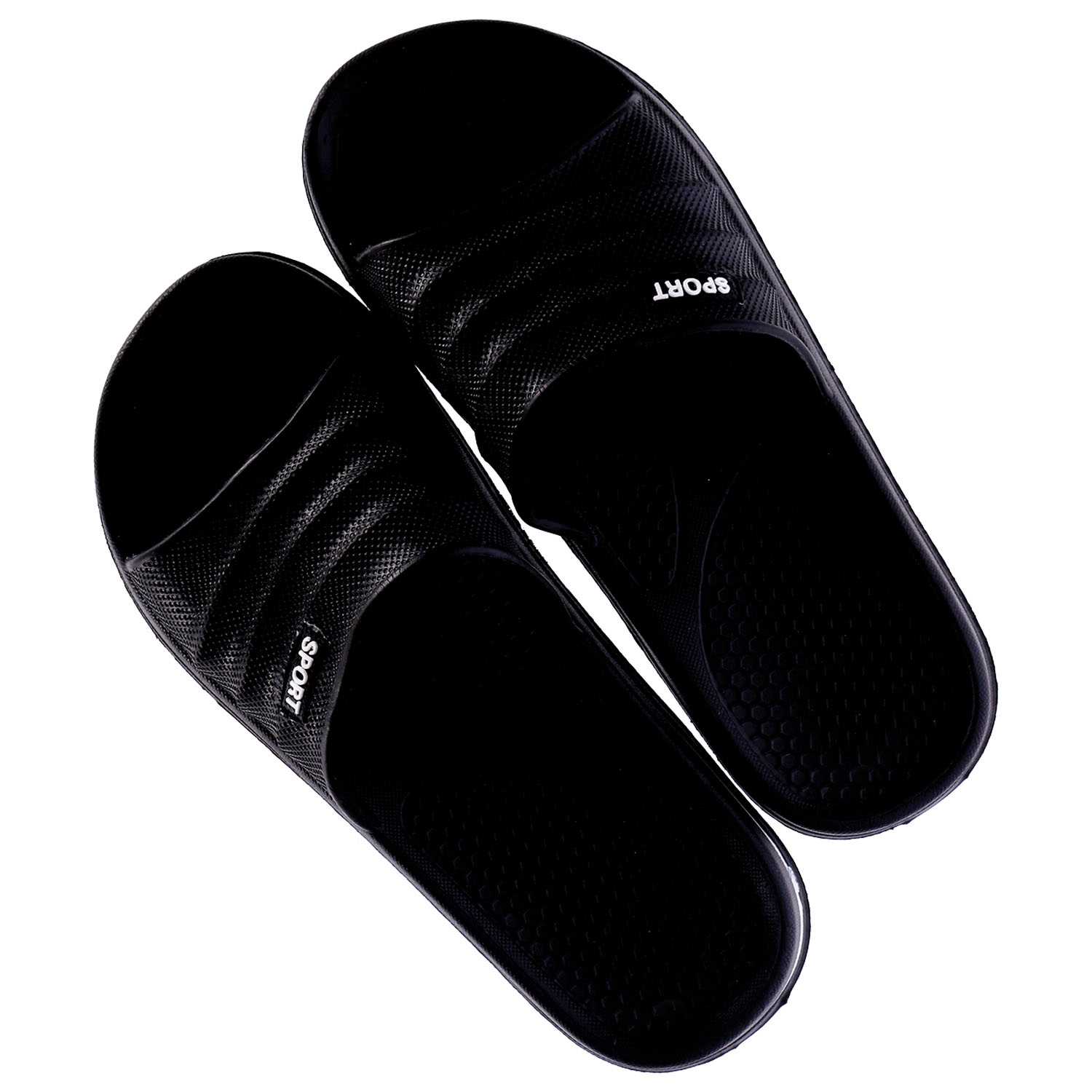 Herren-Badepantolette Gr. 40-45, uni