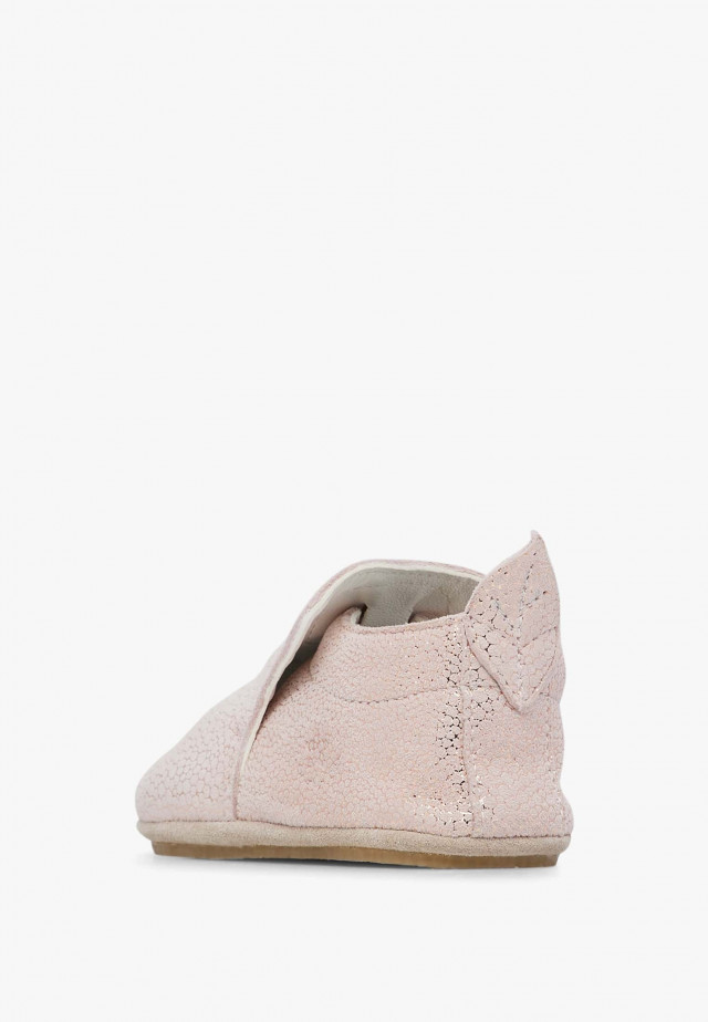 NATURINO PLUMARD 2Krabbelschuhe aus Veloursleder, Rosa