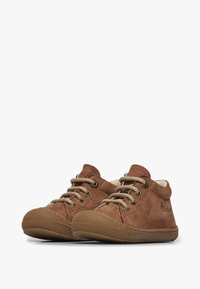 NATURINO COCOONLauflernschuhe aus Veloursleder, Braun