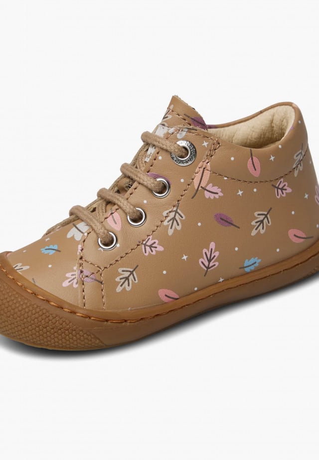 NATURINO COCOONLauflernschuhe aus Leder, Beige