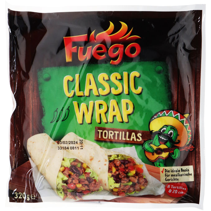 Tortilla Wraps Classic, 320g von Fuego