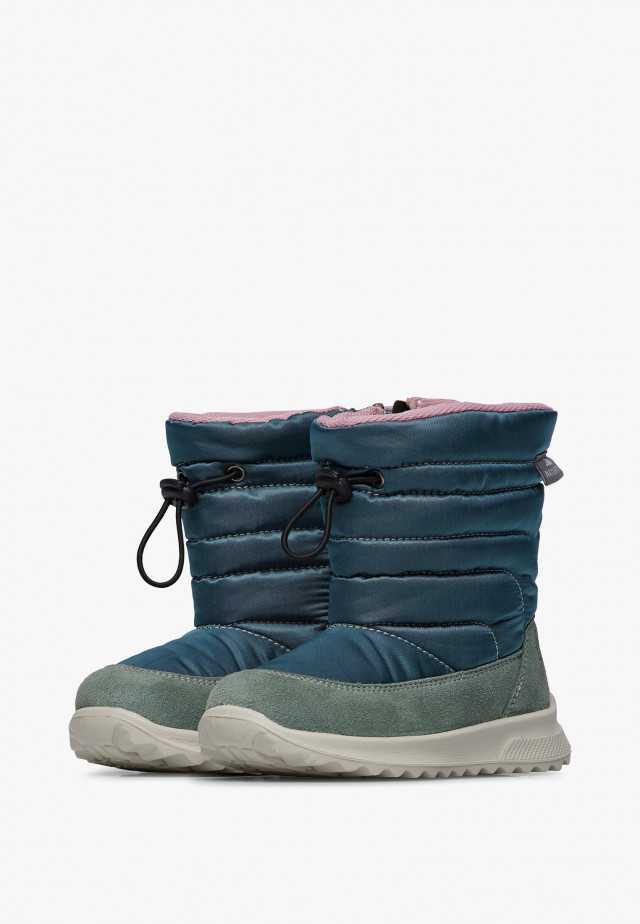 NATURINO MIRRIA WPStiefel aus Veloursleder und technischem Gewebe, Salbei
