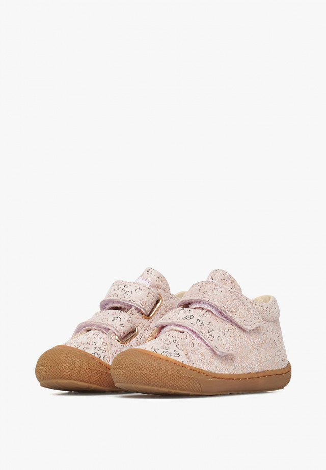 NATURINO COCOON VLLauflernschuhe aus Veloursleder, Rosa