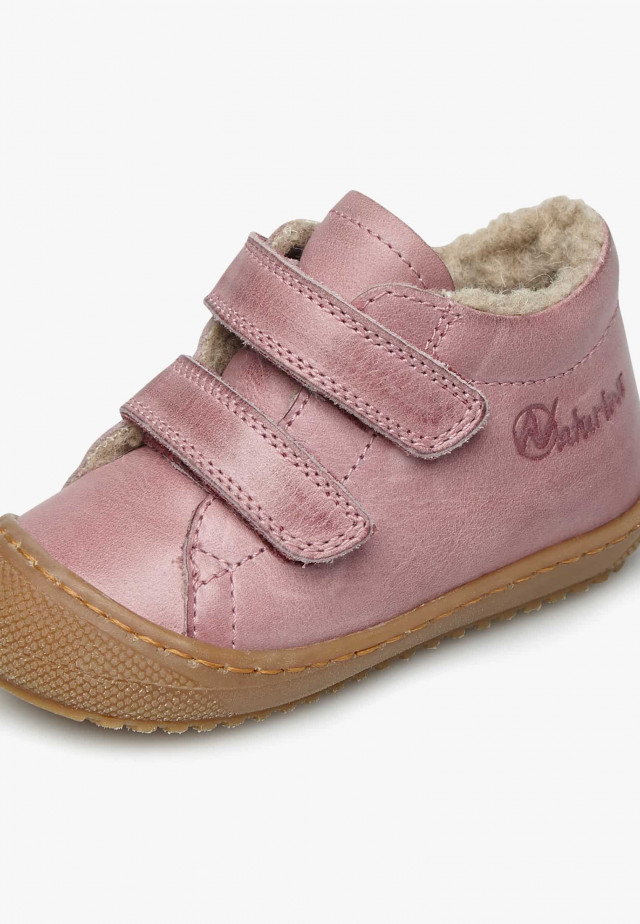 NATURINO RACOON VLLauflernschuhe mit Wollfutter, Rosa