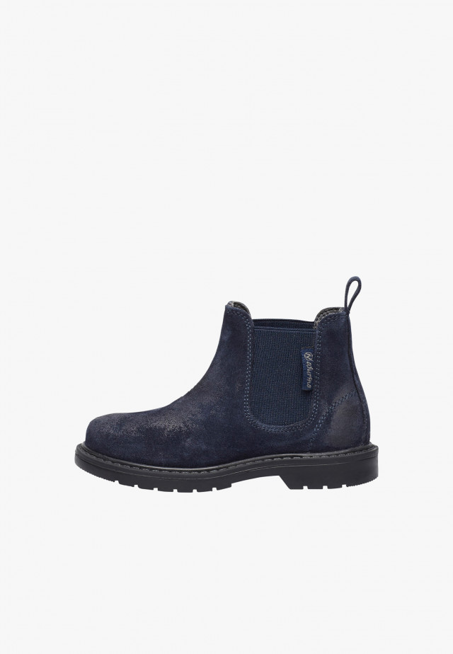 NATURINO PICCADILLYChelsea-Boots aus Veloursleder, Blau