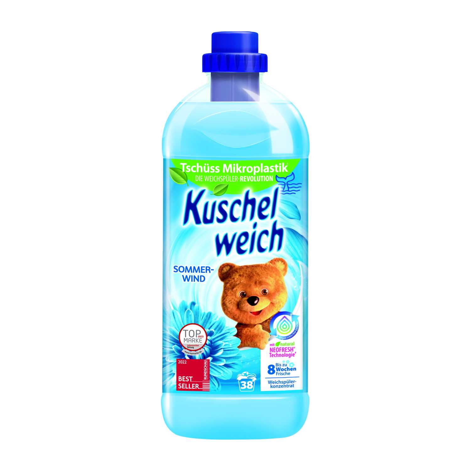 Kuschelweich Weichspüler Sommerwind 38 WL 1 Liter