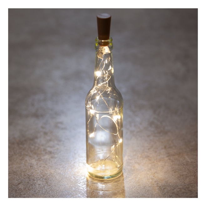 8er LED-Lichterdraht - Korken - ca. 7,5 cm