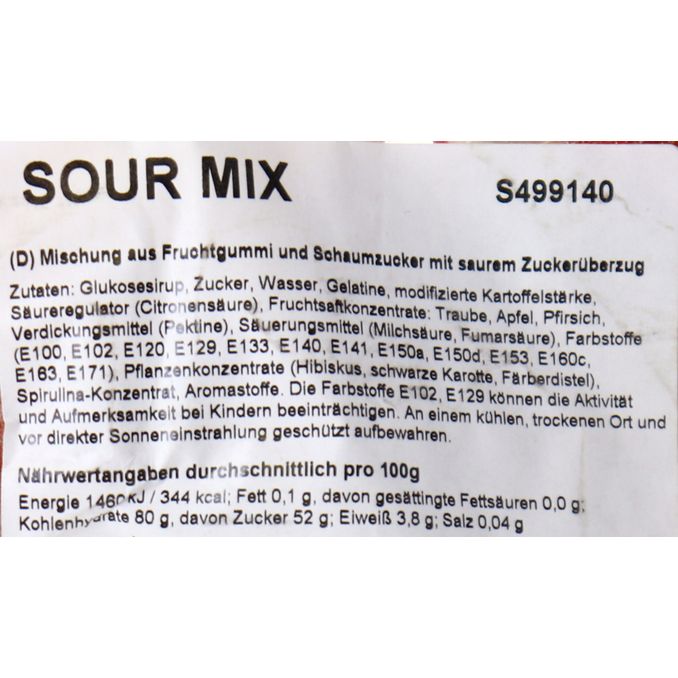 Sour Mix, 1 kg, 1000g von Suntjes