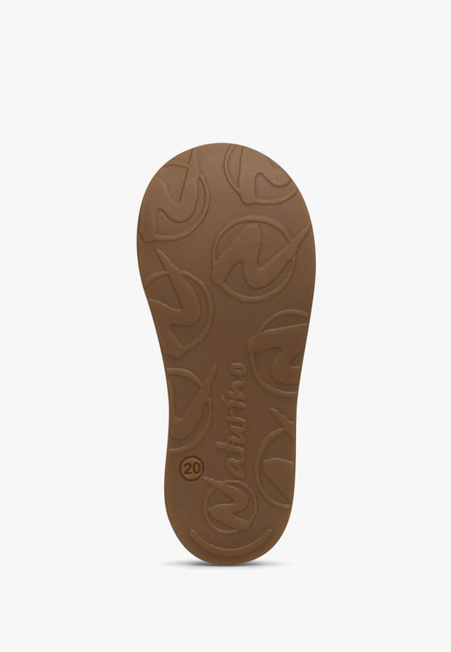 NATURINO COCOONLauflernschuhe aus Veloursleder mit Schmetterlingsprint, Rosa