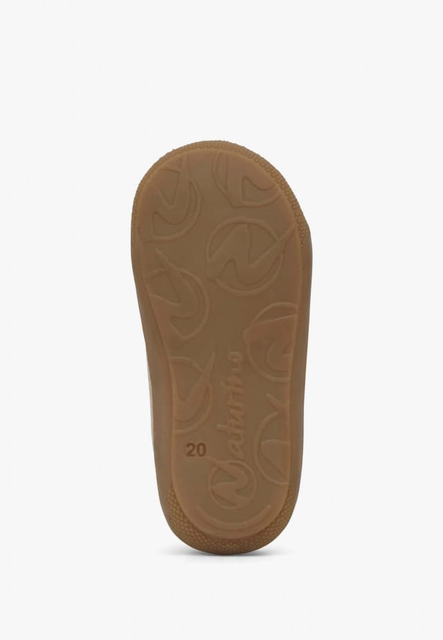 NATURINO COCOONLauflernschuhe aus Veloursleder, Platin