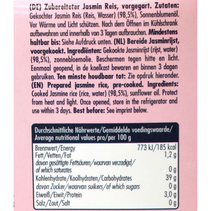 Express Thai Jasminreis, 250g von Golden Orient
