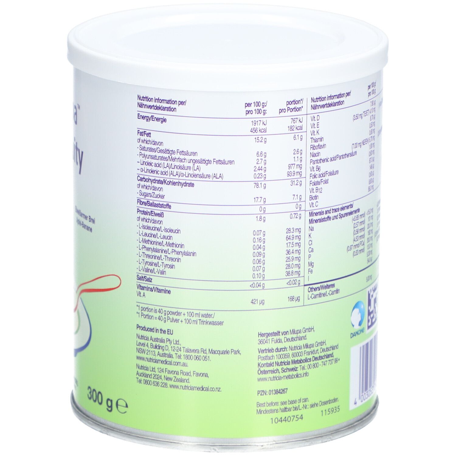 Milupa lp-fruity Apfel-Banane