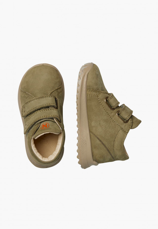 NATURINO PARPAR VLSneakers aus Veloursleder, Militärgrün