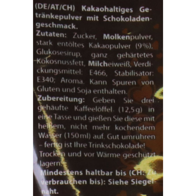Hearts Trinkschokolade (1kg), 1000g von Hearts