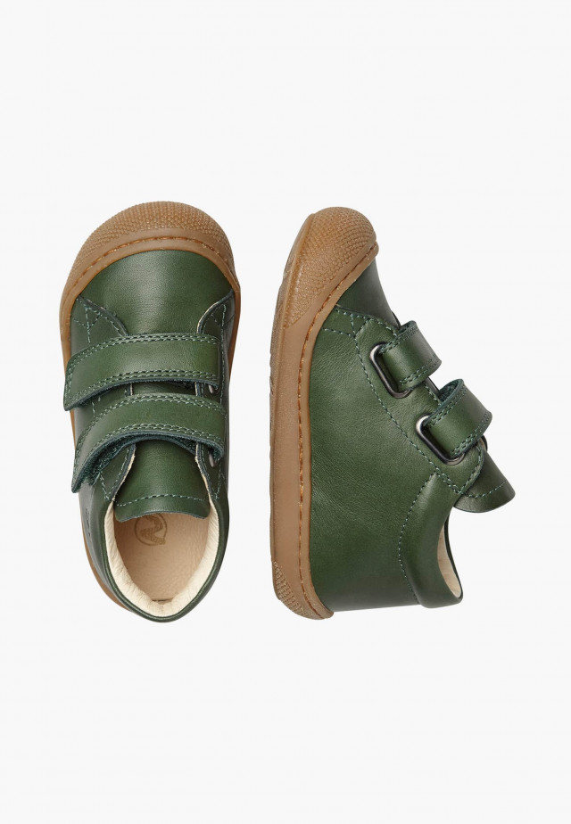 NATURINO COCOON VLLauflernschuhe aus Nappaleder, Dunkelgrün