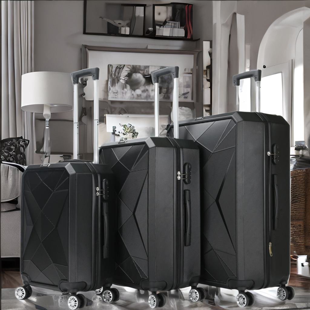 Reisekoffer ABS-03 Koffer 3-teilig Hartschale Trolley Set