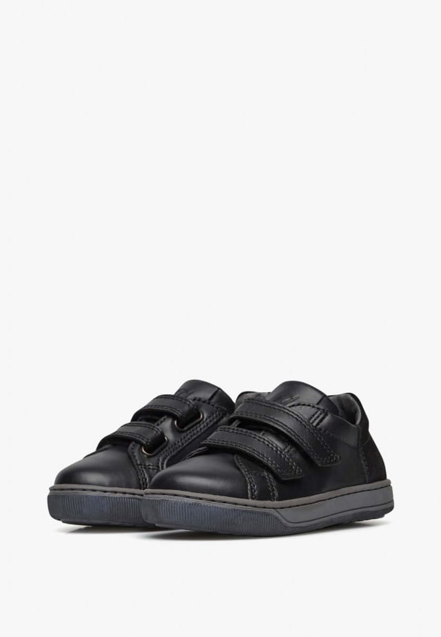 NATURINO CALEB VLSneakers aus Nappa- und Veloursleder, Schwarz