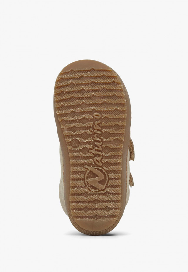 NATURINO BUBBLE VLStiefelette aus gefüttertem Nappaleder, Platin
