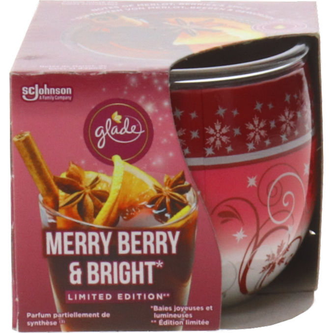 Duftkerze Merry Berry & Bright, 120g von Glade