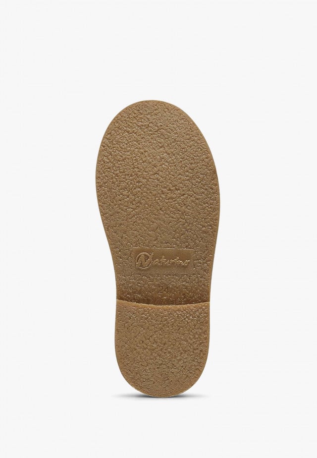 NATURINO DASIEStiefeletten aus Veloursleder, Braun