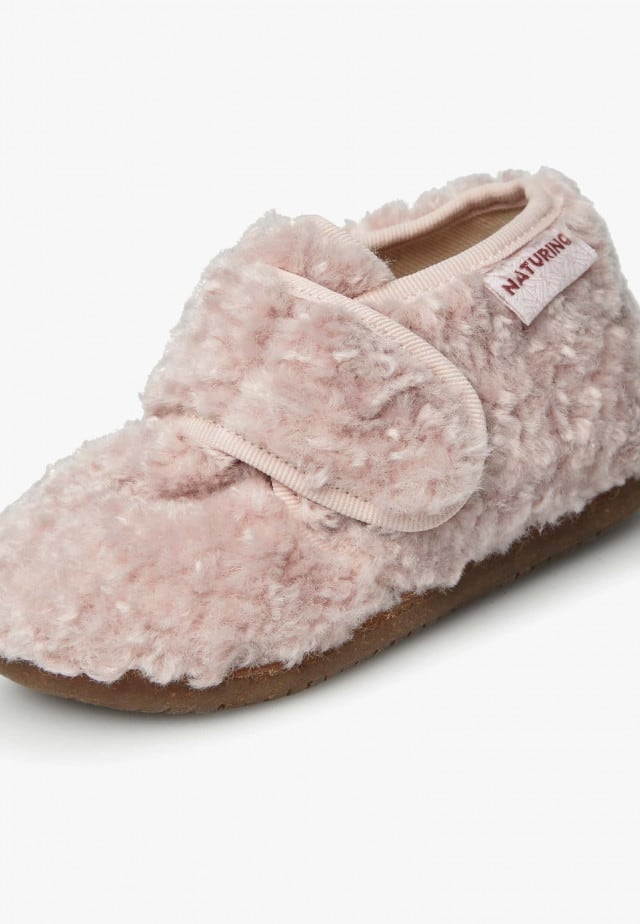 NATURINO HOMEHausschuhe aus Kunstpelz, Rosa