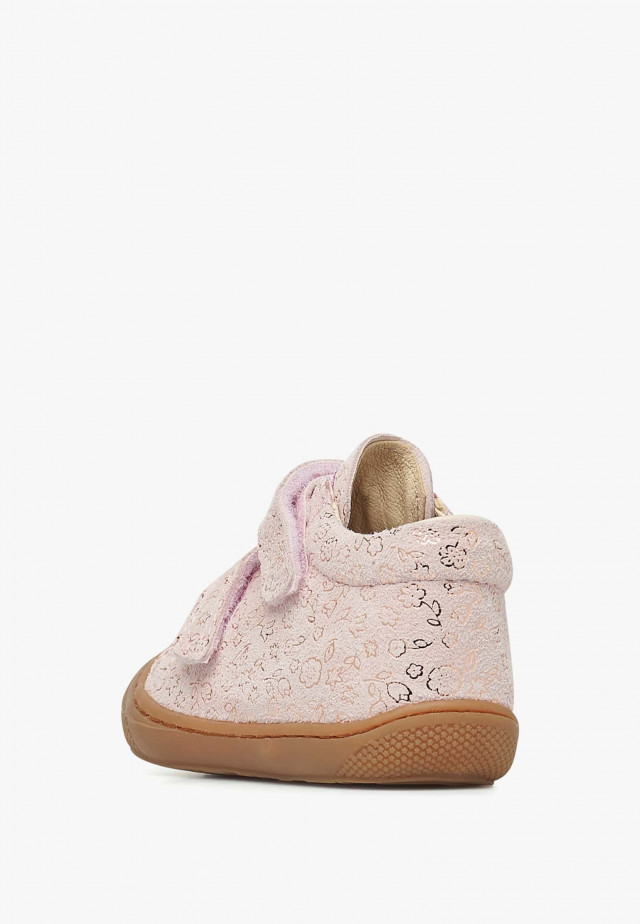 NATURINO COCOON VLLauflernschuhe aus Veloursleder, Rosa